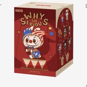 PopMart Labubu Why So Serious Pendant Rainbow Jelly Bean New Sealed Box